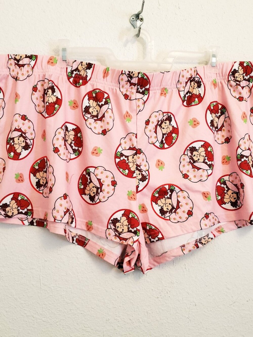 Strawberry Shortcake Women’s Sleep Shorts 3XL Pink Pajama Bottoms
